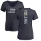 Women's Damien Lewis Backer Slim Fit T-Shirt - Navy