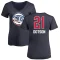 Women's Damyean Dotson Name and Number Banner Wave V-Neck T-Shirt - Navy