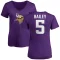 Women's Dan Bailey Name & Number Slim Fit T-Shirt - Purple