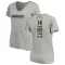 Women's Dan Fouts Name & Number Slim Fit V-Neck T-ShirtHeather - Gray