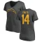 Women's Dan Fouts One Color T-Shirt - Ash