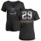 Women's Dan Quisenberry Midnight Mascot V-Neck T-Shirt - Black