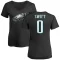 Women's D'Andre Swift Name & Number Slim Fit T-Shirt - Black