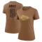 Women's Daniel Arias Legend 2023 Salute To Service Performance T-Shirt - Brown