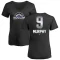 Women's Daniel Murphy Midnight Mascot V-Neck T-Shirt - Black