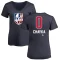 Women's Daniil Chayka Name and Number Banner Wave V-Neck T-Shirt - Navy