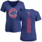 Women's Dansby Swanson Backer Slim Fit T-Shirt - Royal