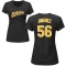 Women's Dany Jimenez Name & Number T-Shirt - Black