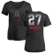 Women's Darin Erstad Midnight Mascot V-Neck T-Shirt - Black