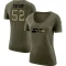 Women's Darrell Taylor Legend Salute to Service Scoop Neck T-Shirt - Olive