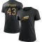 Women's Darren Sproles 2020 Salute To Service Performance T-Shirt - Black