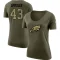 Women's Darren Sproles Legend Salute to Service Scoop Neck T-Shirt - Olive