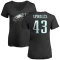 Women's Darren Sproles Name & Number Slim Fit T-Shirt - Black