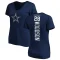 Women's Darren Woodson Backer T-Shirt - Navy