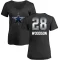 Women's Darren Woodson Midnight Mascot T-Shirt - Black