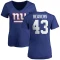 Women's Darrian Beavers Name & Number Slim Fit T-Shirt - Royal