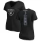 Women's Daryle Lamonica Backer Slim Fit T-Shirt - Black