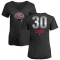 Women's Dave Cash Midnight Mascot V-Neck T-Shirt - Black