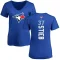 Women's Dave Stieb Backer Slim Fit T-Shirt - Royal