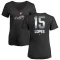 Women's Davey Lopes Midnight Mascot V-Neck T-Shirt - Black