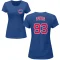 Women's David Avitia Name & Number T-Shirt - Royal