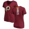 Women's David Mayo Backer Slim Fit T-Shirt - Maroon