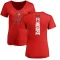 Women's David Moore Backer Slim Fit T-Shirt - Red