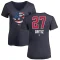 Women's David Ortiz Name and Number Banner Wave V-Neck T-Shirt - Navy