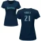 Women's David Segui Name & Number T-Shirt - Navy