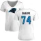 Women's David Sharpe Name & Number Slim Fit T-Shirt - White