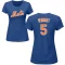 Women's David Wright Name & Number T-Shirt - Royal