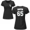 Women's Davis Martin Name & Number T-Shirt - Black