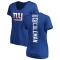 Women's Davon Coleman Backer Slim Fit T-Shirt - Royal