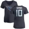 Women's DeAndre Hopkins Name & Number Slim Fit T-Shirt - Navy