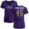 Women's DeAndre Houston-Carson Name & Number V-Neck T-Shirt - Purple