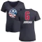 Women's DeAndre Jordan Name and Number Banner Wave V-Neck T-Shirt - Navy