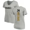 Women's DeAngelo Williams Backer V-Neck T-Shirt - Ash