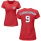 Women's Dee Strange-Gordon Name & Number T-Shirt - Red