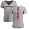 Women's Deebo Samuel Backer V-Neck T-Shirt - Ash