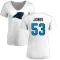 Women's Deion Jones Name & Number Slim Fit T-Shirt - White