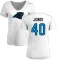 Women's Deion Jones Name & Number Slim Fit T-Shirt - White