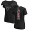 Women's Deion Sanders Backer Slim Fit T-Shirt - Black