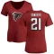 Women's Deion Sanders Name & Number Slim Fit T-Shirt - Red