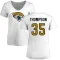 Women's Deionte Thompson Name & Number Slim Fit T-Shirt - White