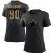 Women's Demarcus Lawrence DeMarcus Lawrence 2020 Salute To Service Performance T-Shirt - Black