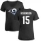 Women's Demarcus Robinson Name & Number Slim Fit T-Shirt - Black