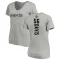 Women's Demario Davis Backer V-Neck T-Shirt - Ash