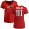 Women's Demario Douglas Name & Number Slim Fit T-Shirt - Red