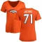 Women's Demontrey Jacobs Name & Number Slim Fit T-Shirt - Orange