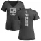 Women's Denis Dejordy One Color Backer T-Shirt - Charcoal